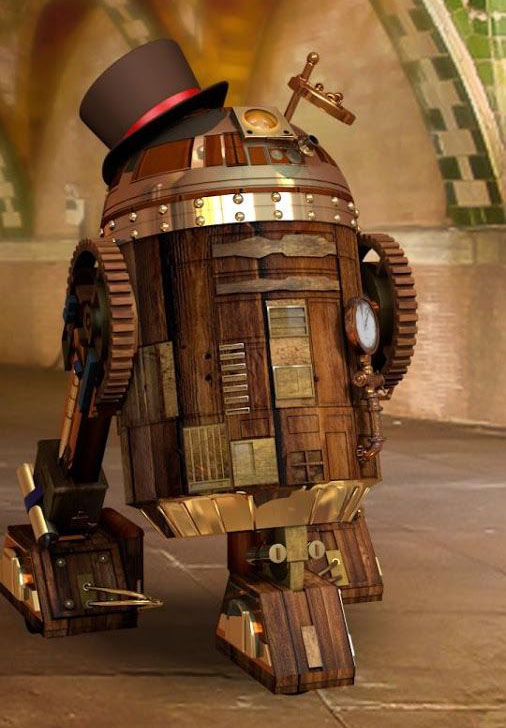 Steampunk R2D2 - Star Wars Droids